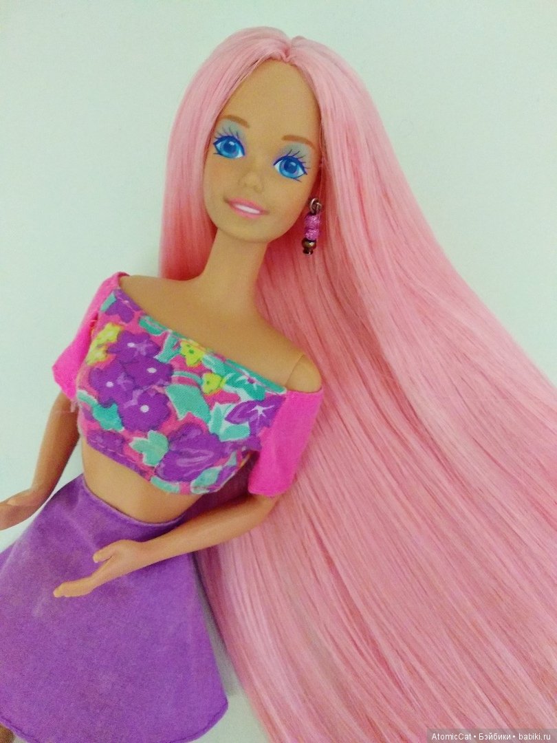 Барби с розовыми волосами. Кукла Барби с глиторными волосами 90-х. Кукла с розовыми волосами. Кукла Синди с розовыми волосами.