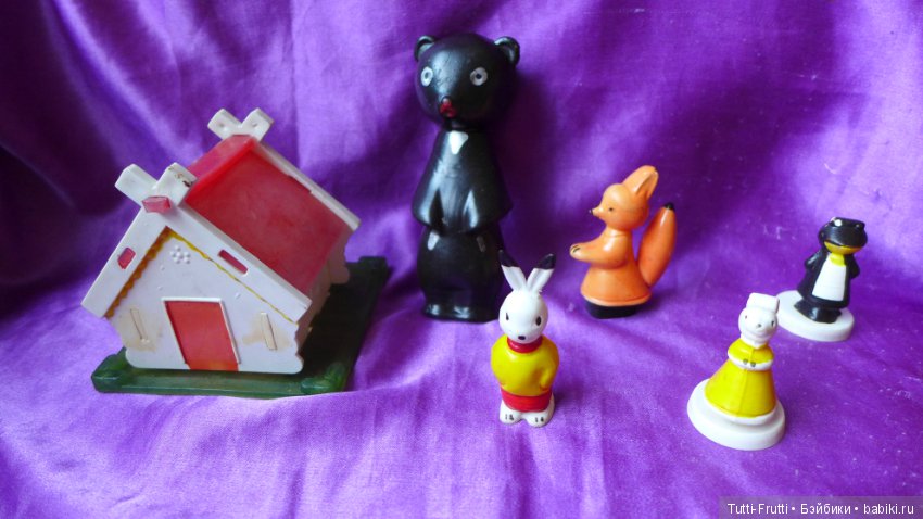 Игрушка СССР,винтаж /Набор Теремок (фото 4)