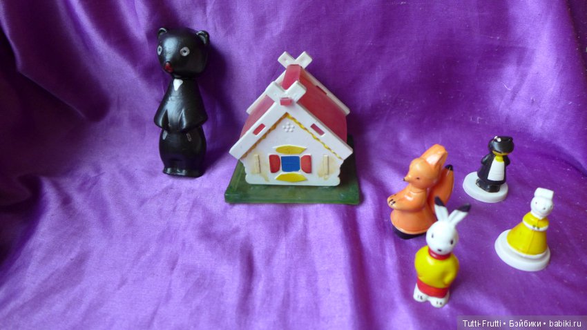 Игрушка СССР,винтаж /Набор Теремок