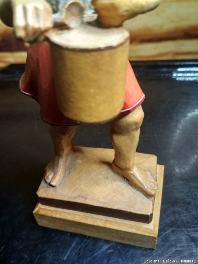 Пара деревянных статуэток Концерт. Anri