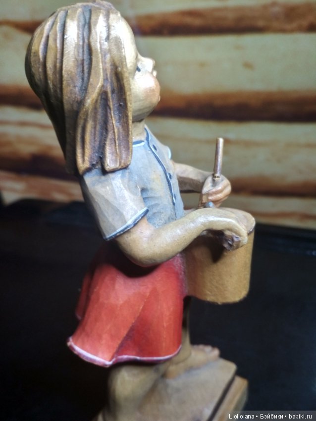 Пара деревянных статуэток Концерт. Anri