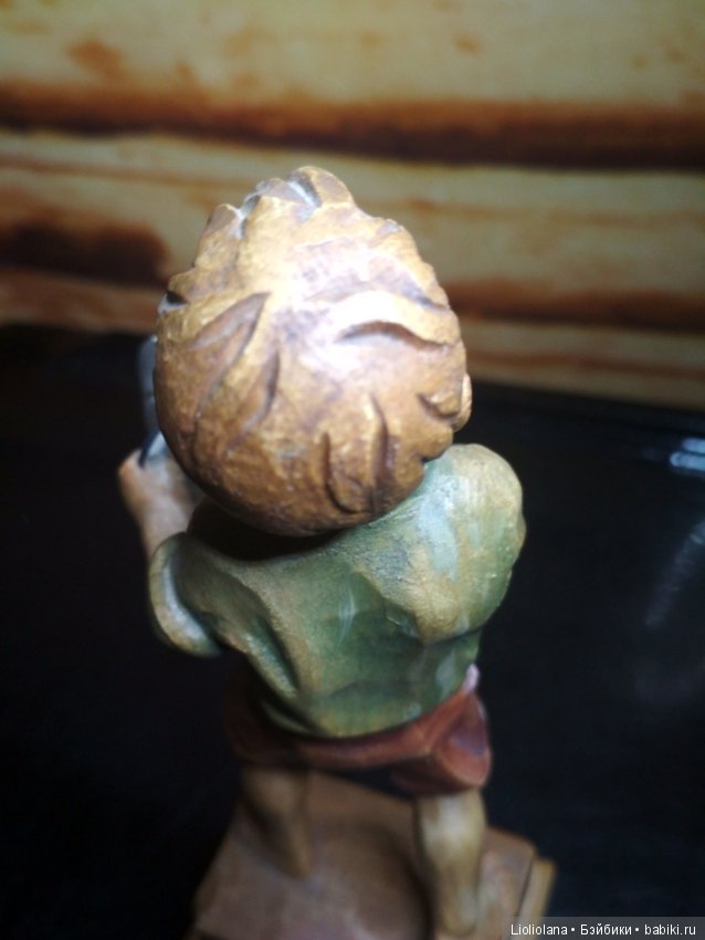 Пара деревянных статуэток Концерт. Anri (фото 9)