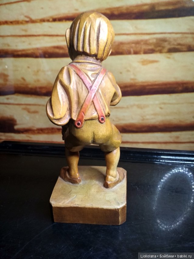 Пара деревянных статуэток Дети И Кошка. Toriart (фото 9)