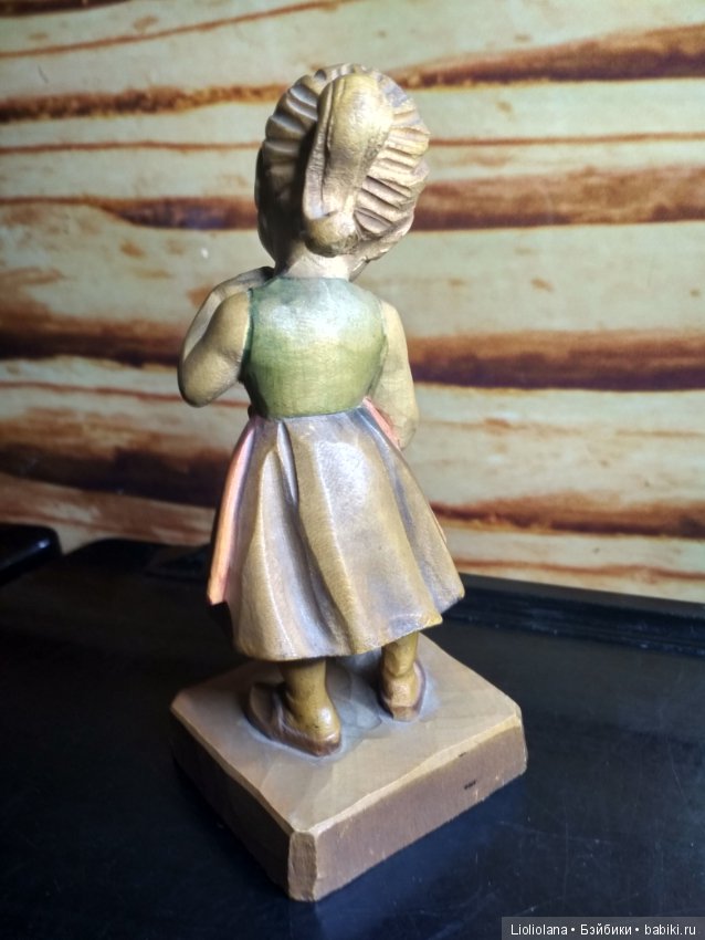 Пара деревянных статуэток Дети И Кошка. Toriart (фото 4)