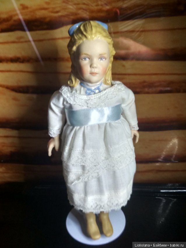 Фарфоровая портретная кукла Алиса Рузвельт от Kathy Redmond. 1990 год (фото 3)