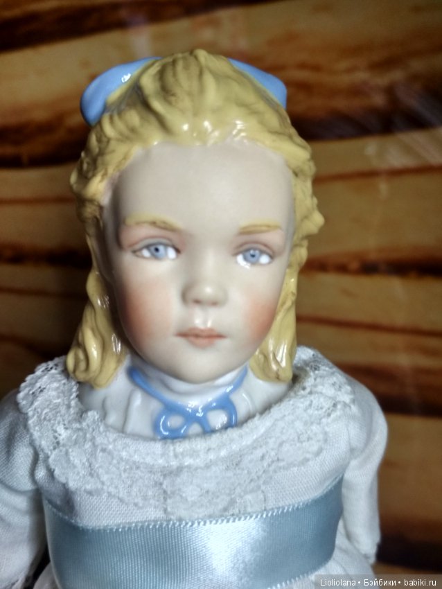 Фарфоровая портретная кукла Алиса Рузвельт от Kathy Redmond. 1990 год
