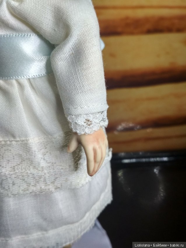 Фарфоровая портретная кукла Алиса Рузвельт от Kathy Redmond. 1990 год (фото 5)