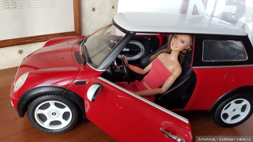 Реалистичная машина для кукол формата 1:6. Mini Cooper (фото 7)