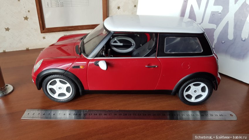 Реалистичная машина для кукол формата 1:6. Mini Cooper (фото 8)