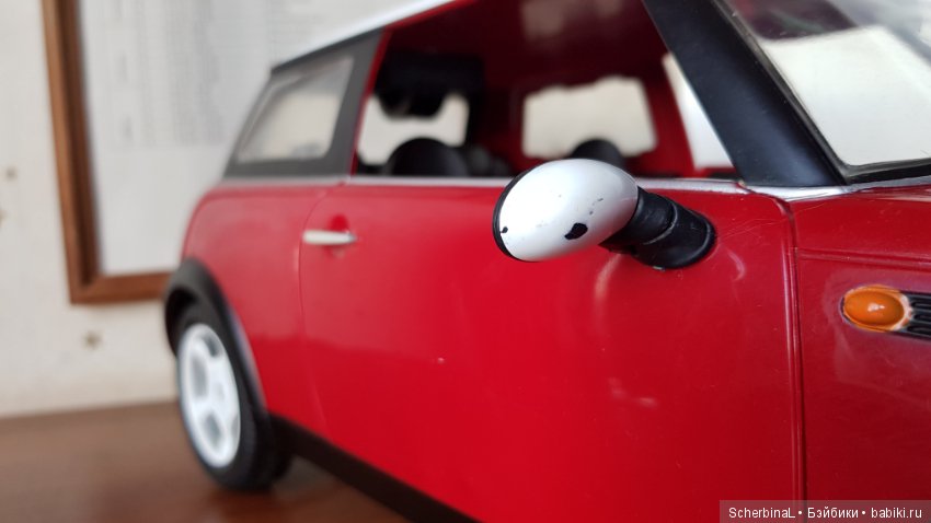 Реалистичная машина для кукол формата 1:6. Mini Cooper (фото 3)