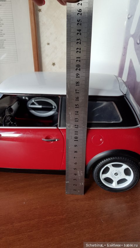Реалистичная машина для кукол формата 1:6. Mini Cooper (фото 9)