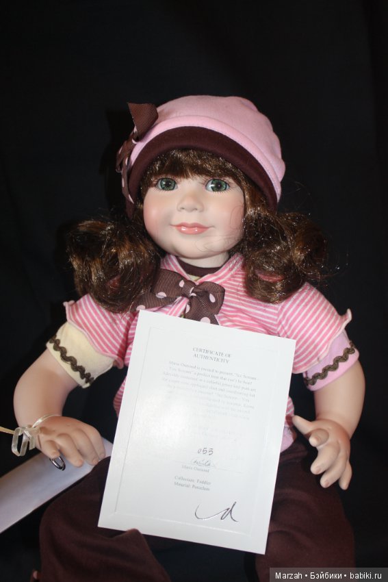 Малотиражная коллекционная куколка Marie Osmond по имени Ice Scream-You Scream номер 55/300 (фото 3)