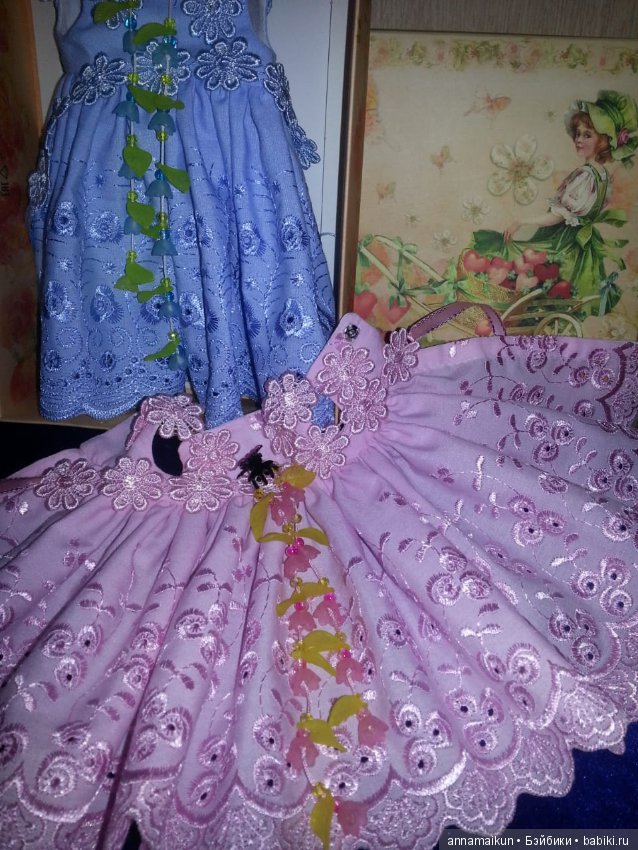 Одежда.Платье для паолок,хуанок и других"Осколки лета" (фото 2)