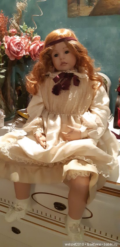Немецкая фарфоровая девочка. / Фарфоровые куклы / Шопик - продать ...