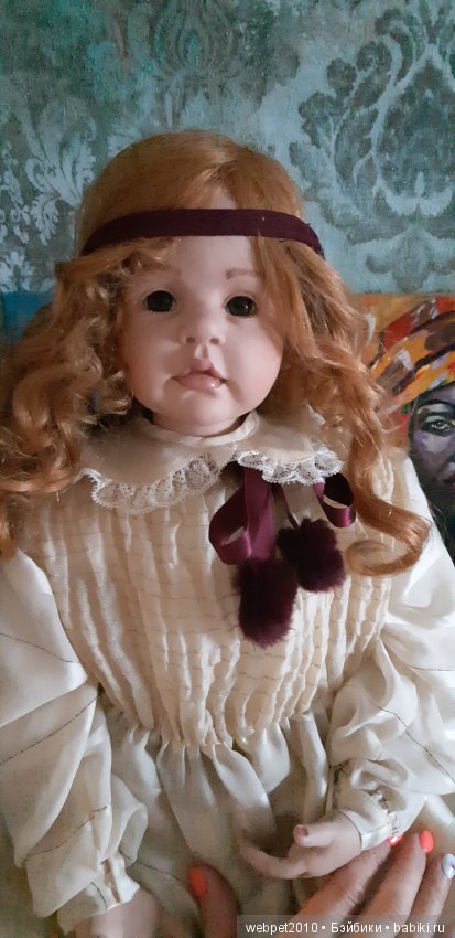 Немецкая фарфоровая девочка. / Фарфоровые куклы / Шопик - продать ...