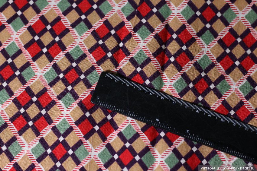 Винтаж: ткань Штапель СССР (фото 2)