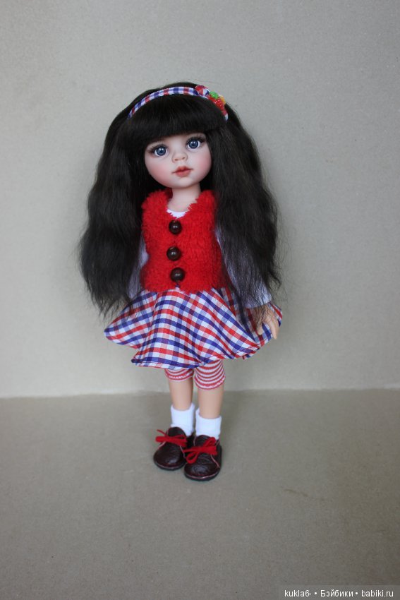 Ягодка - малинка, ООАК куклы Paola Reina (Паола Рейна) (фото 8)