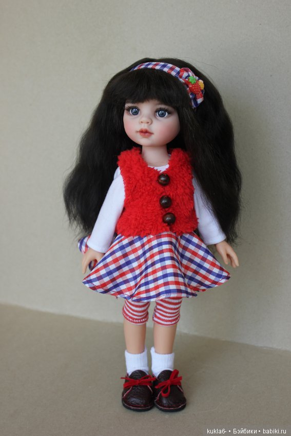 Ягодка - малинка, ООАК куклы Paola Reina (Паола Рейна) (фото 9)