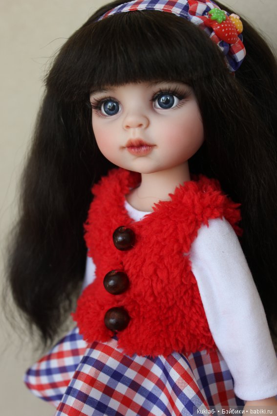Ягодка - малинка, ООАК куклы Paola Reina (Паола Рейна)