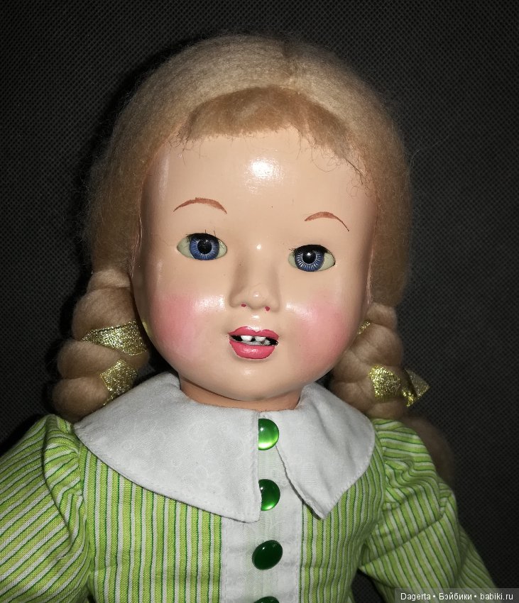 Кукла СССР с зубками, опилки, Харьков. Рассрочка (фото 3)