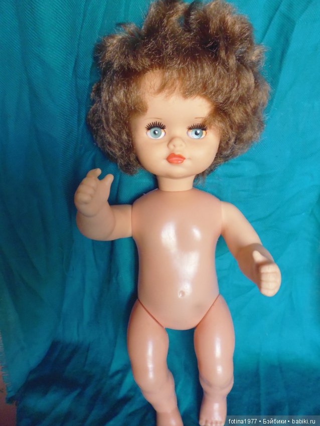 Винтажная кукла-пупс фабрики "Весна", ранний выпуск (фото 8)