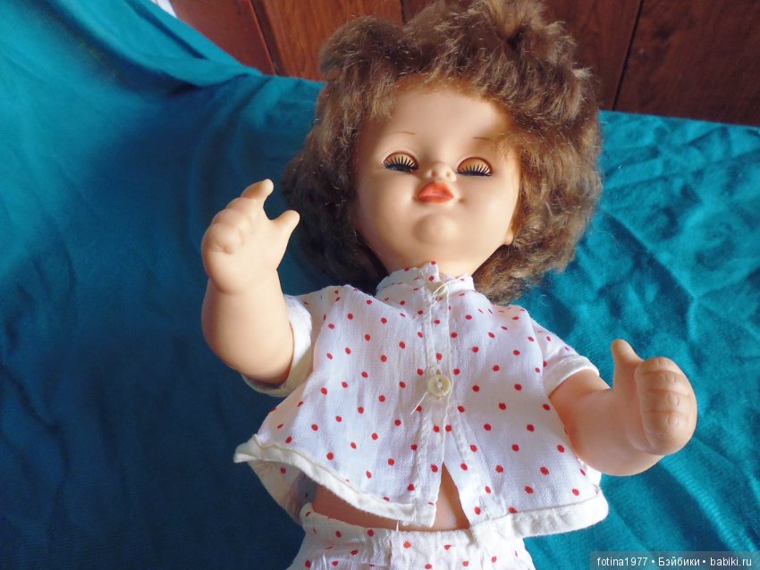 Винтажная кукла-пупс фабрики "Весна", ранний выпуск (фото 6)