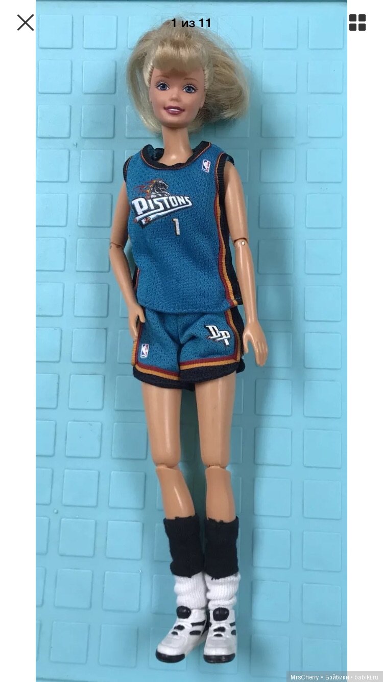Шарнирная Барби Баскетболистка / Chicago Bulls Barbie NBA
