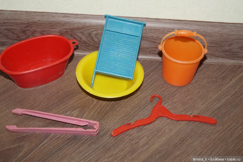 Набор для стирки ГДР СССР для куколок маленький (фото 2)