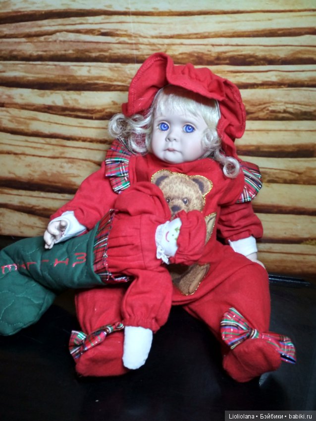 Виниловая кукла Рождественская Милли от Lloyd Middleton. Рассрочка (фото 6)