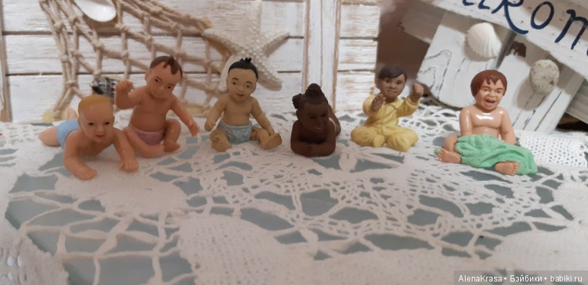 Пупсики резиновые Baby Safari