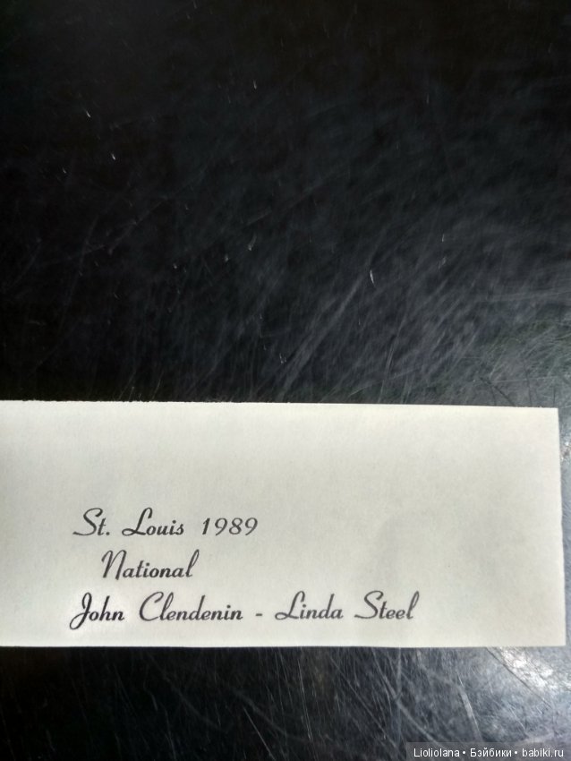 Джон от Linda Steele. Фарфор. 1989 год. Сент-Луис, США. Рассрочка (фото 2)