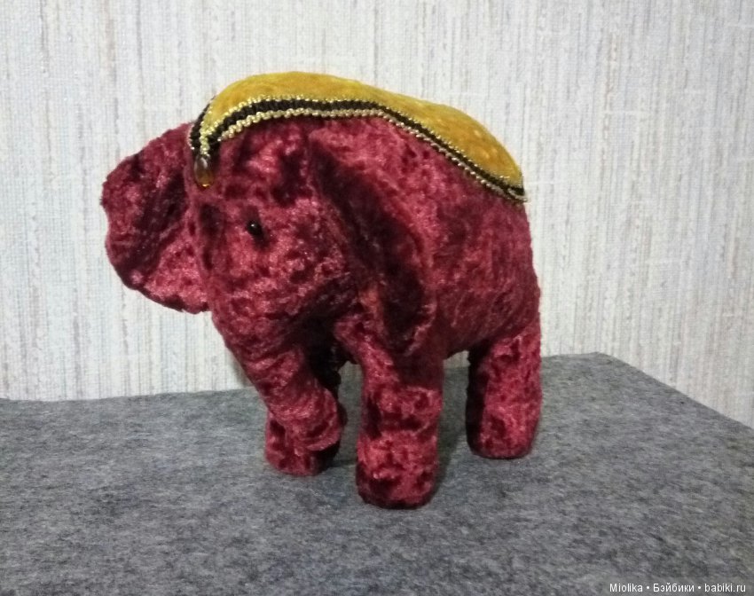 Слоник плюшевый ( до 15 февраля 1000р) (фото 5)