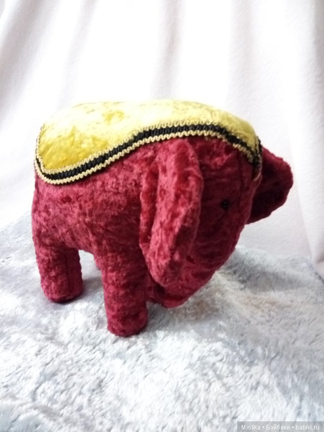 Слоник плюшевый ( до 15 февраля 1000р) (фото 8)