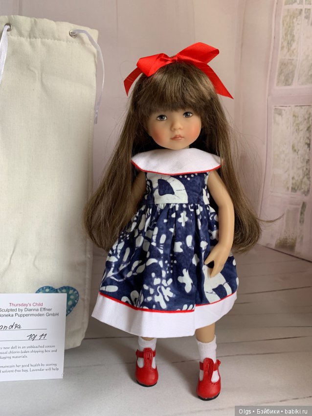 Новая кукла Sandra,Thursday's Child by Dianna Effner for Boneka. Лимит10/11 (фото 2)