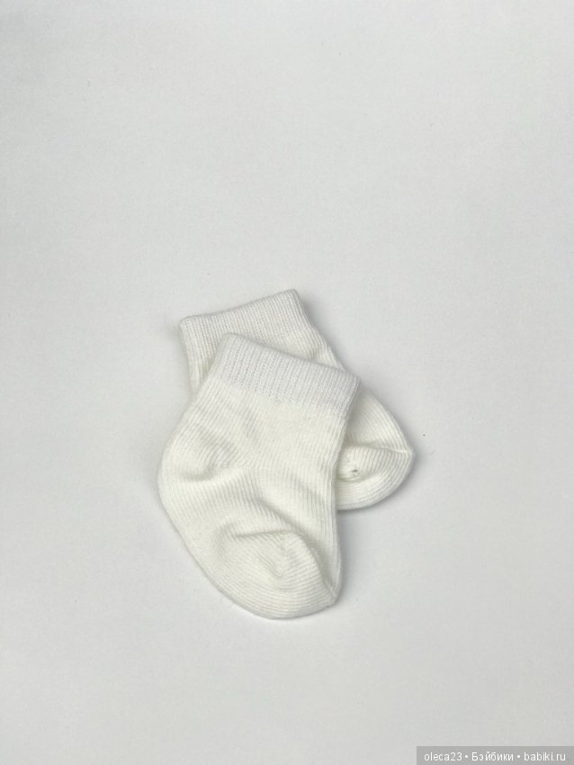 Носочки (2 пары) для кукол ростом 42-50 см (фото 3)