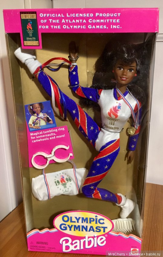 Барби олимпийская гимнастка афро / Olympic gymnast Barbie