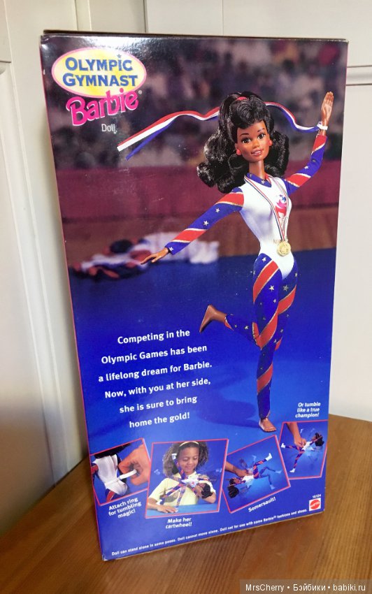 Барби олимпийская гимнастка афро / Olympic gymnast Barbie (фото 4)