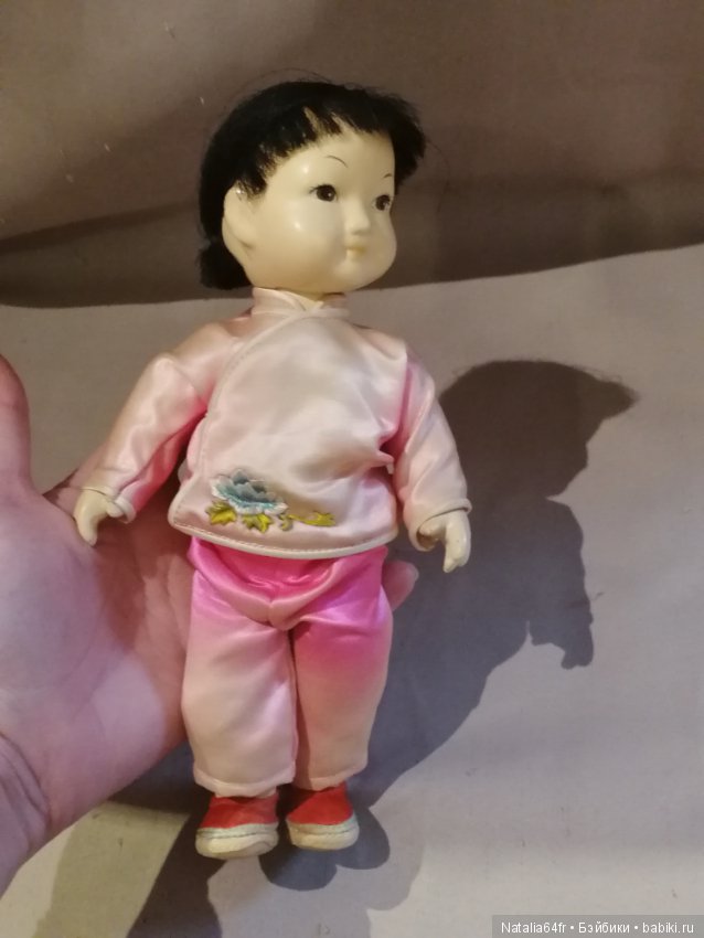 Опилки ,старый Китай .Небольшая кукла Не частая (фото 4)