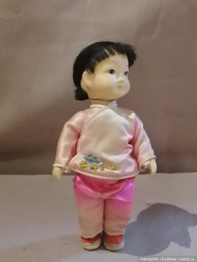 Опилки ,старый Китай .Небольшая кукла Не частая