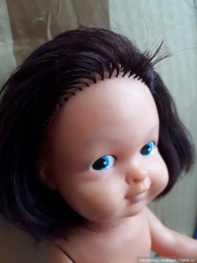 Редкая кукла ГДР, 23 см, Rauenschtein, Криворучка (фото 3)