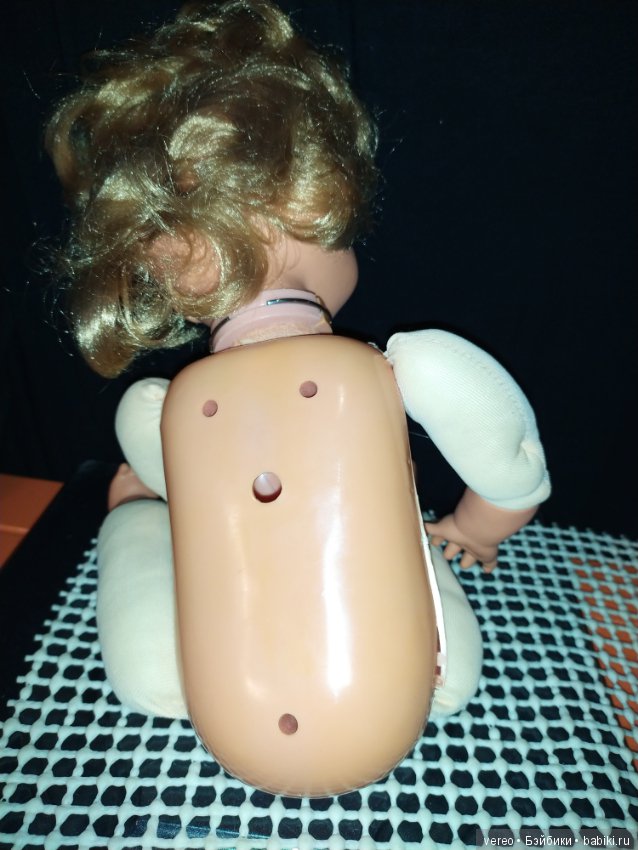 Винтажная кукла из Италии с механизмом внутри (фото 5)