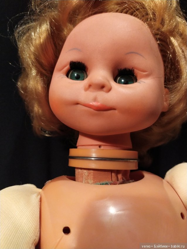 Винтажная кукла из Италии с механизмом внутри (фото 6)