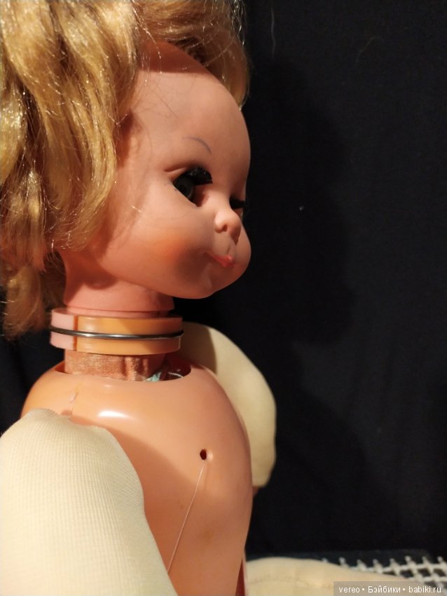 Винтажная кукла из Италии с механизмом внутри (фото 7)