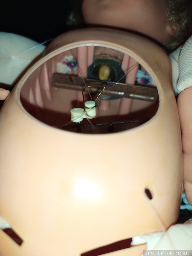 Винтажная кукла из Италии с механизмом внутри (фото 3)