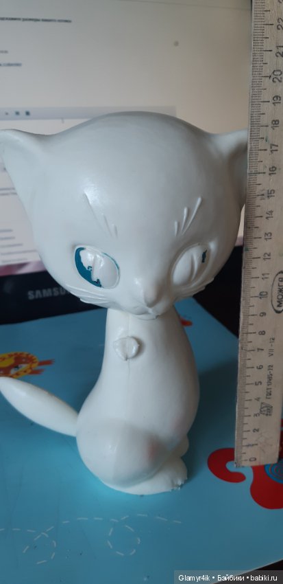 Котенок СССР Охтален — Винтажные куклы и игрушки детства (фото 7)