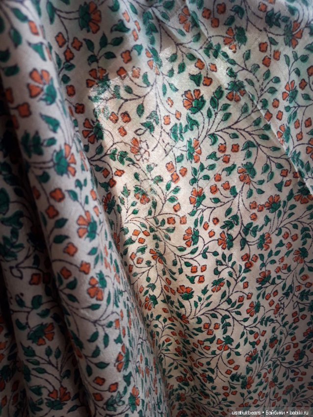 Винтажный шелк для пошива нарядов (фото 5)