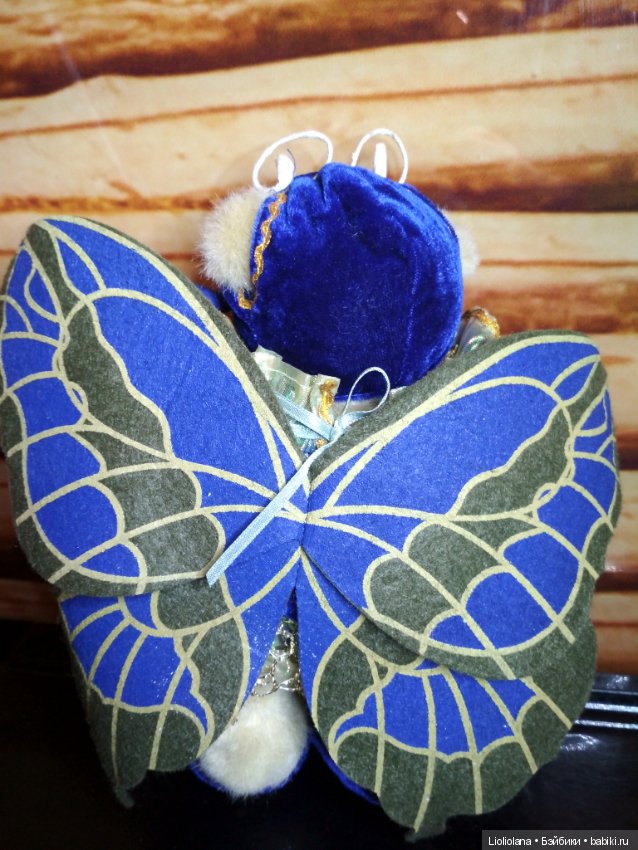 Медвежонок Muffy Vanderbear "Бабочка" от North American Bear Co (фото 2)