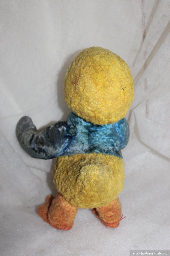 Мягкая игрушка СССР Утенок плюшевый (фото 4)