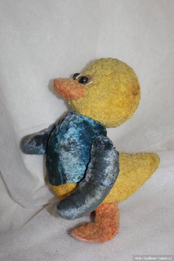 Мягкая игрушка СССР Утенок плюшевый