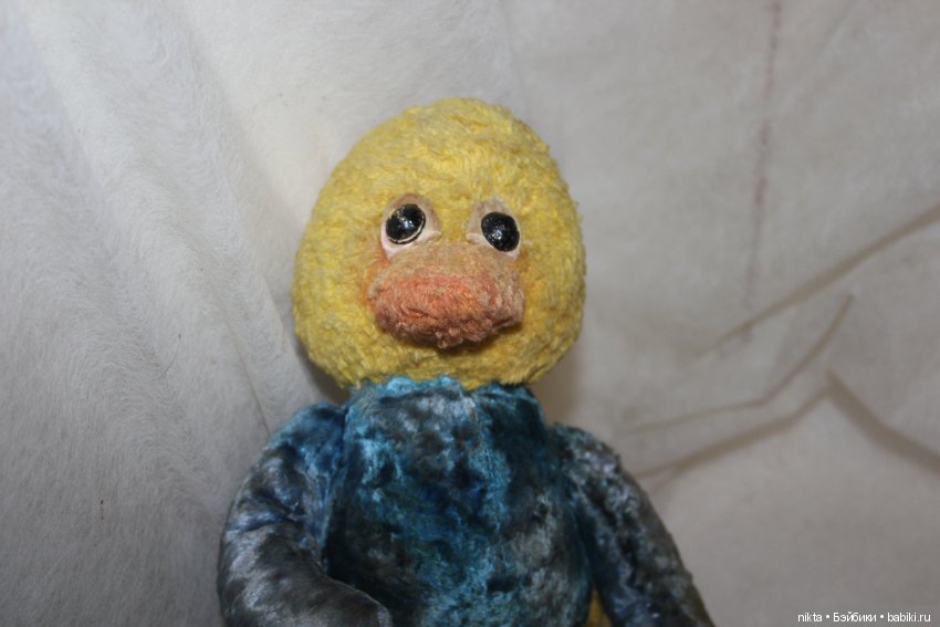 Мягкая игрушка СССР Утенок плюшевый (фото 6)